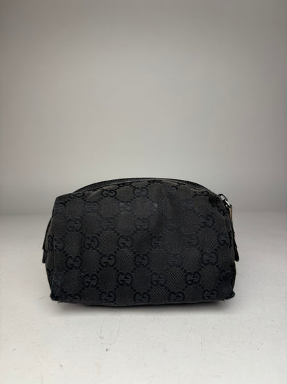 Vintage Gucci Monogram Mini Bag black
