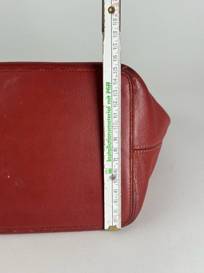 Vintage Loewe Madrid Leather bag red