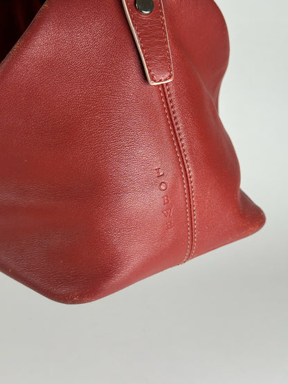 Vintage Loewe Madrid Leather bag red