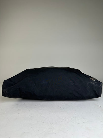 Vintage Bottega Veneta Reversible Canvas Tote Black Brown