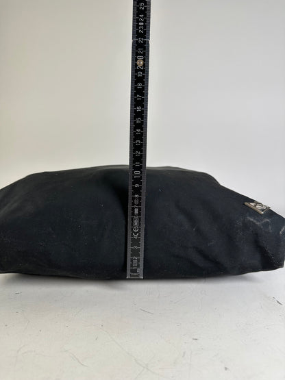 Vintage Bottega Veneta Reversible Canvas Tote Black Brown