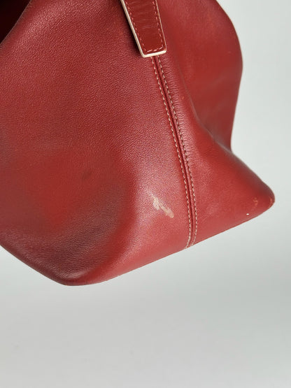 Vintage Loewe Madrid Leather bag red