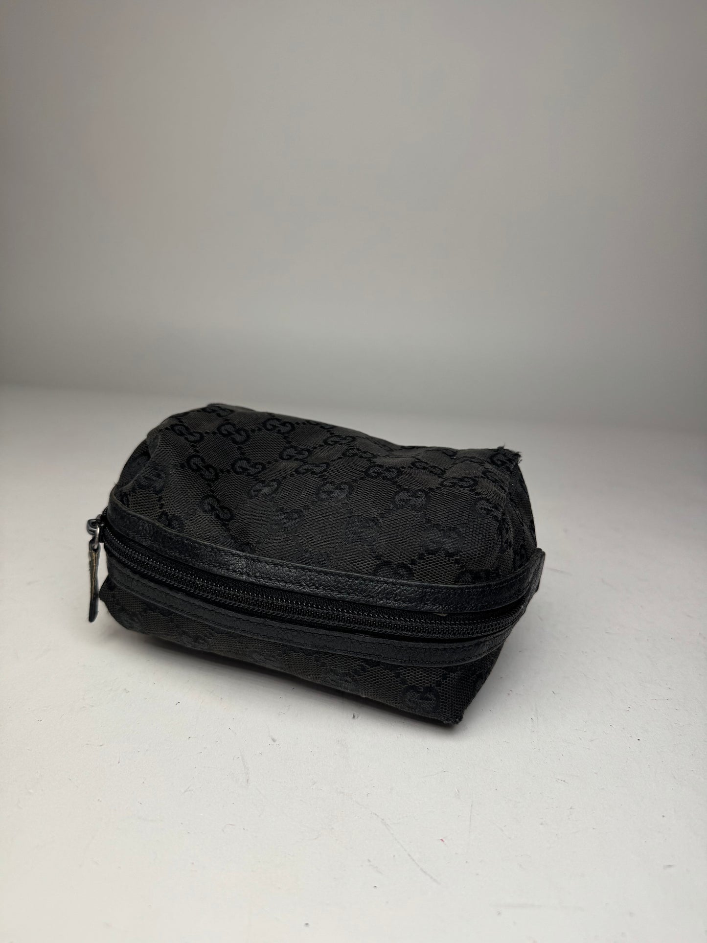 Vintage Gucci Monogram Mini Bag black
