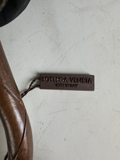 Vintage Bottega Veneta Reversible Canvas Tote Black Brown