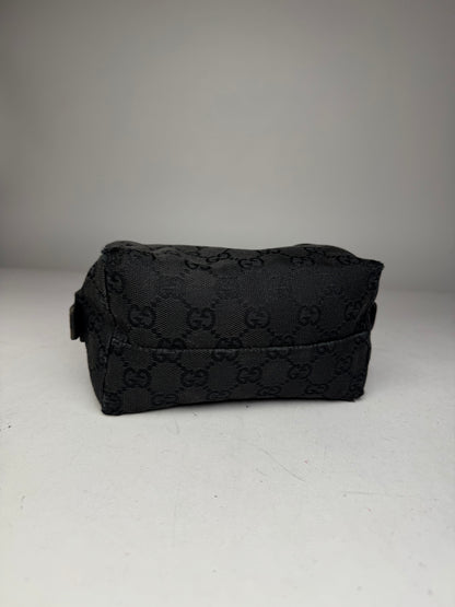 Vintage Gucci Monogram Mini Bag black
