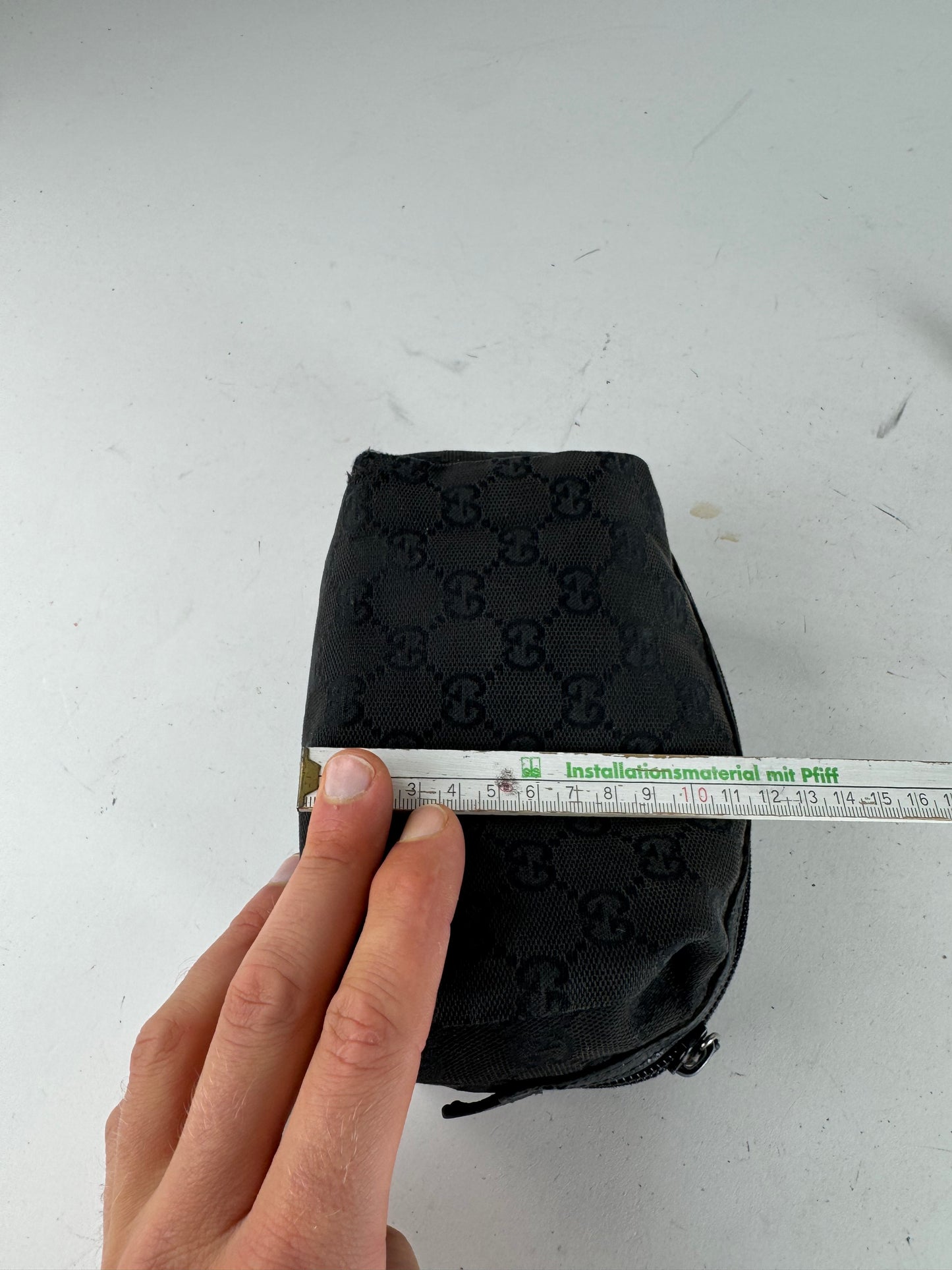 Vintage Gucci Monogram Mini Bag black
