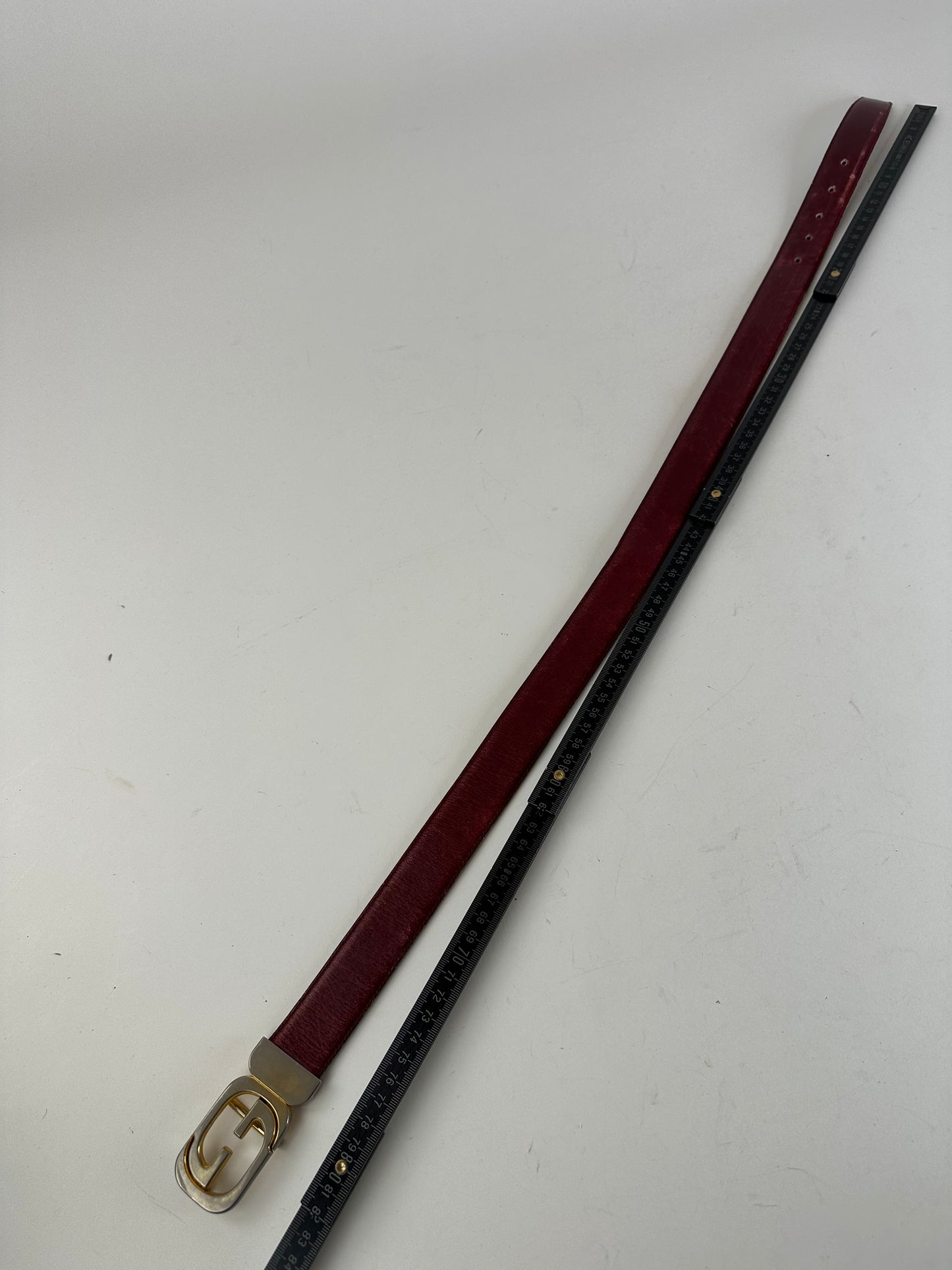 Vintage Gucci Leather Belt Purple