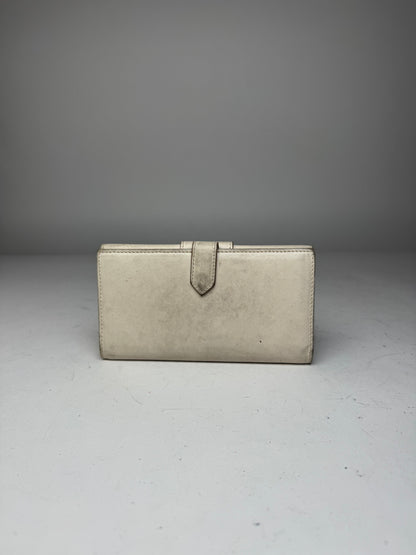 Vintage Dior CD Leather Wallet White