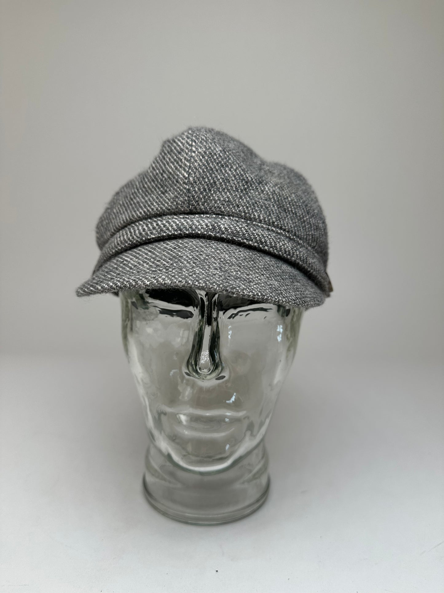 Vintage Celine Wool Hat Grey Black