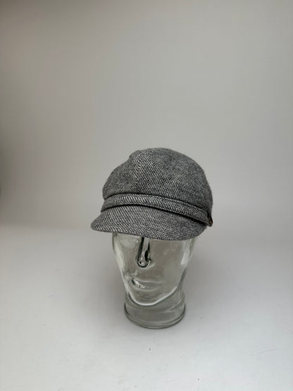 Vintage Celine Wool Hat Grey Black