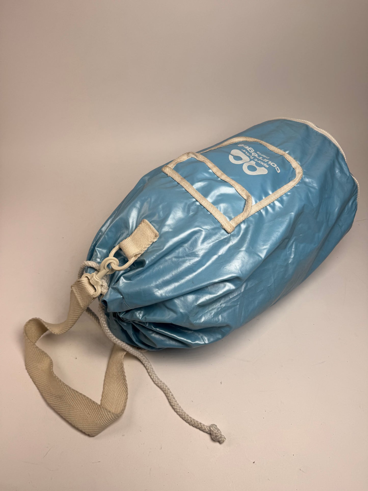 Sac seau vintage Courreges Paris Ice Blue