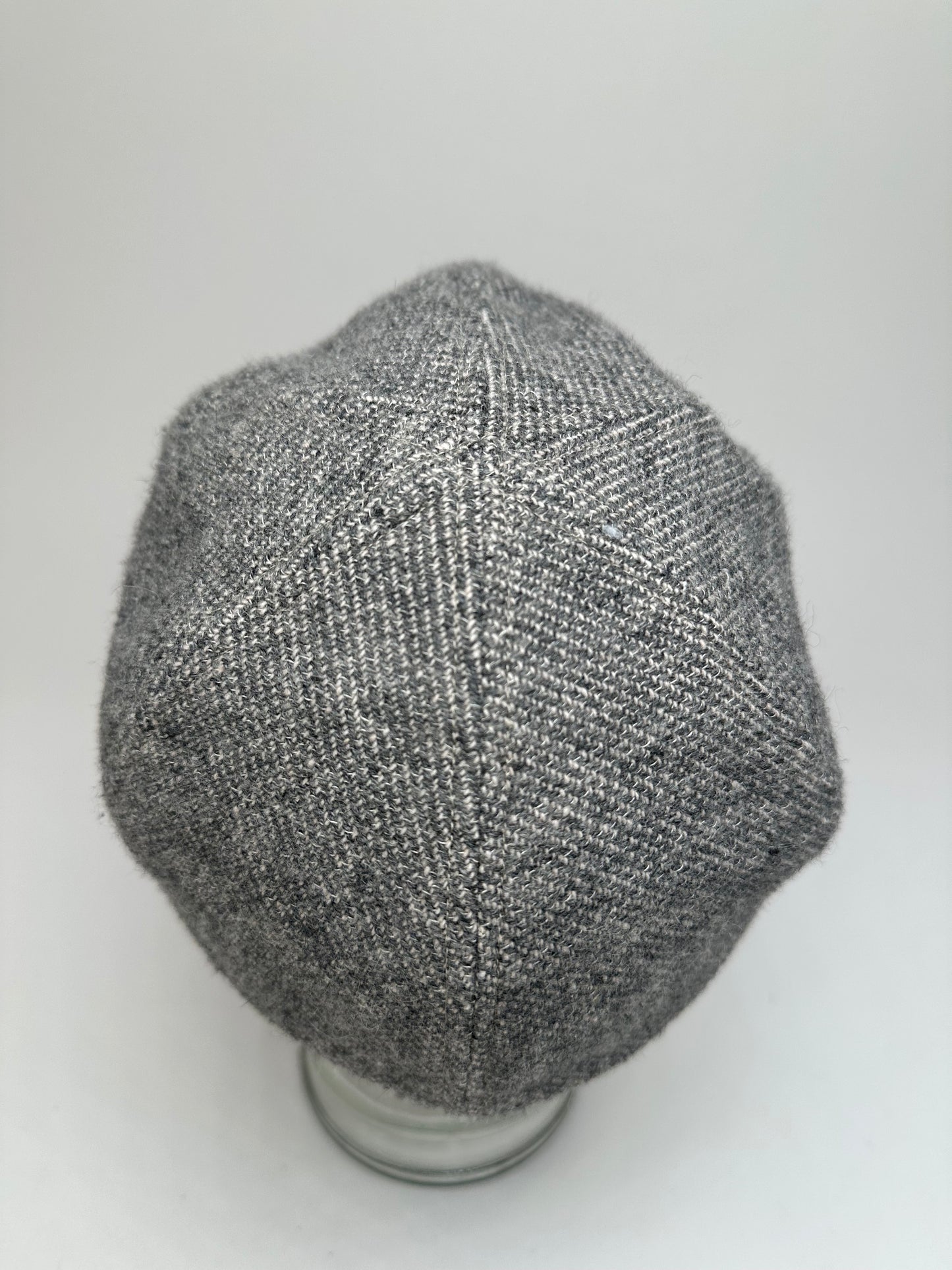 Vintage Celine Wool Hat Grey Black