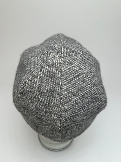 Vintage Celine Wool Hat Grey Black