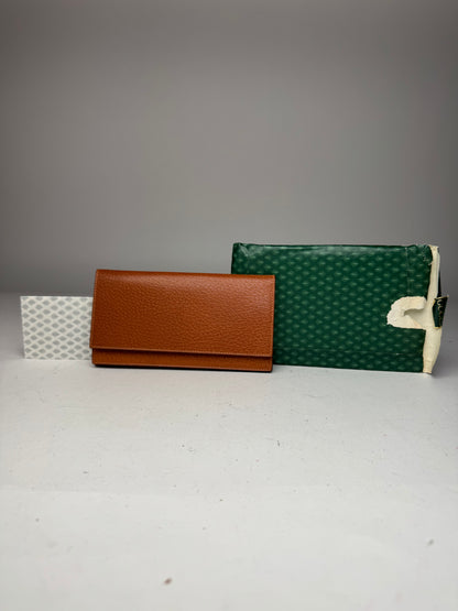 Vintage Gucci 70s Leather Card Holder / ID Case  brown