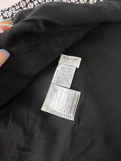 Vintage Ferragamo Cotton Rayon Jacket Black White S