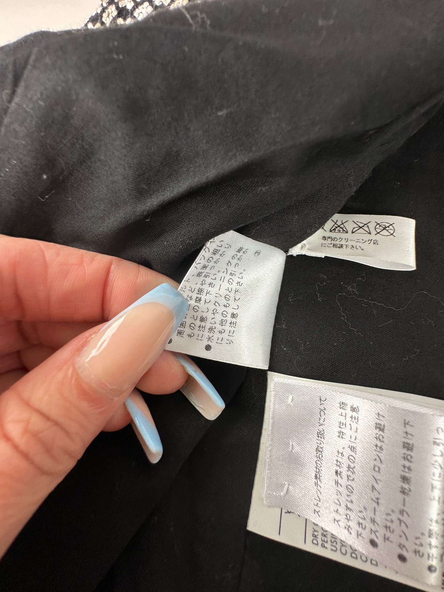 Vintage Ferragamo Cotton Rayon Jacket Black White S