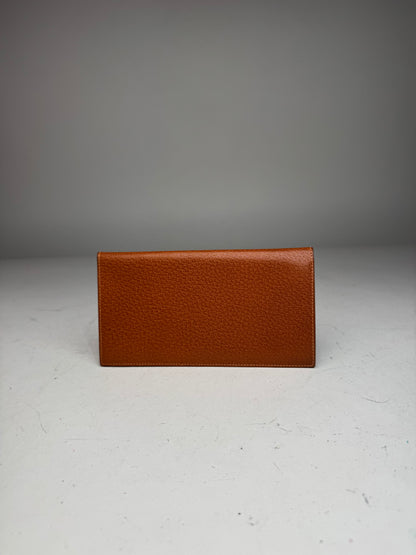 Vintage Gucci 70s Leather Card Holder / ID Case  brown