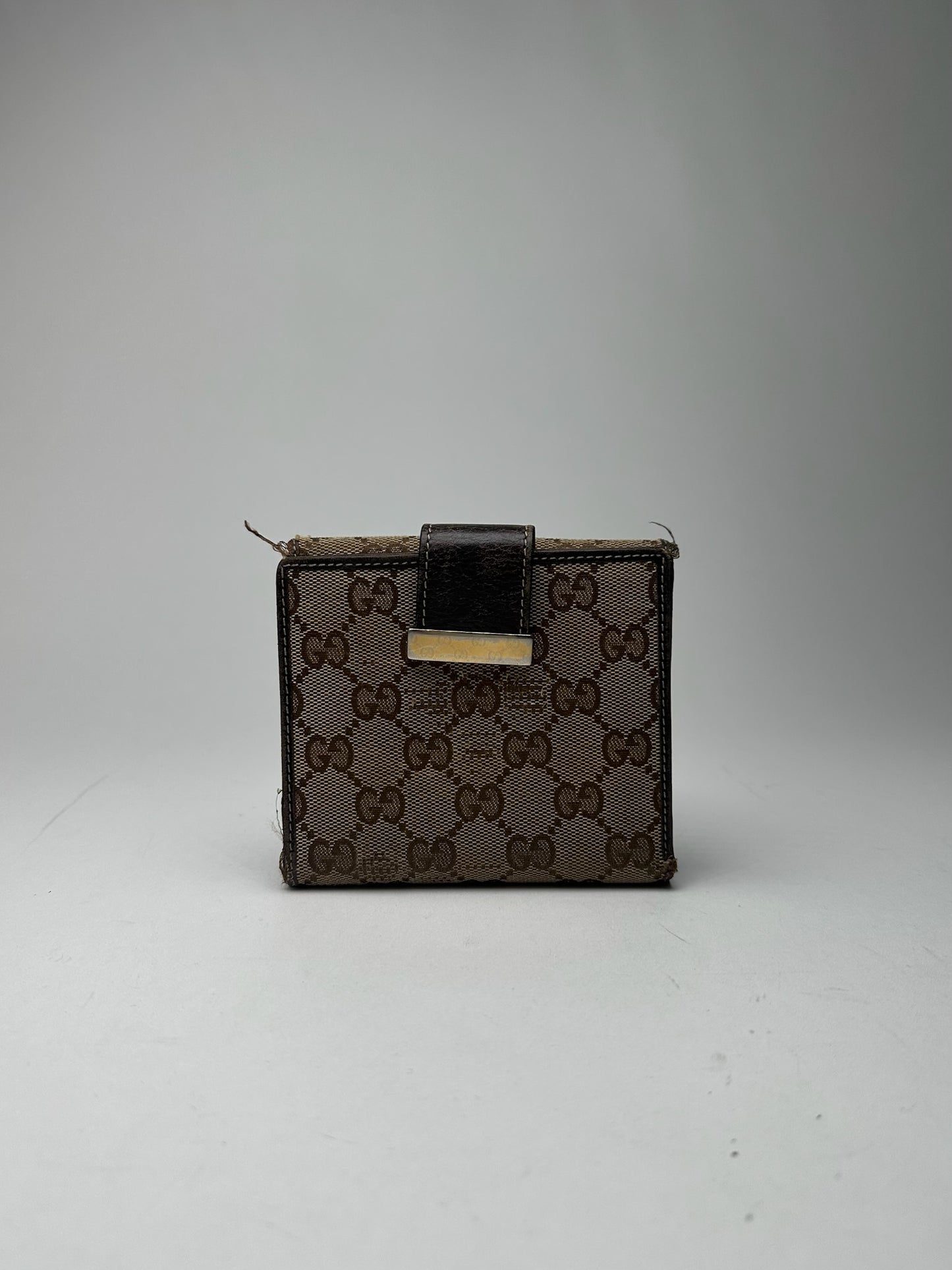 Vintage Gucci Monogram Wallet beige