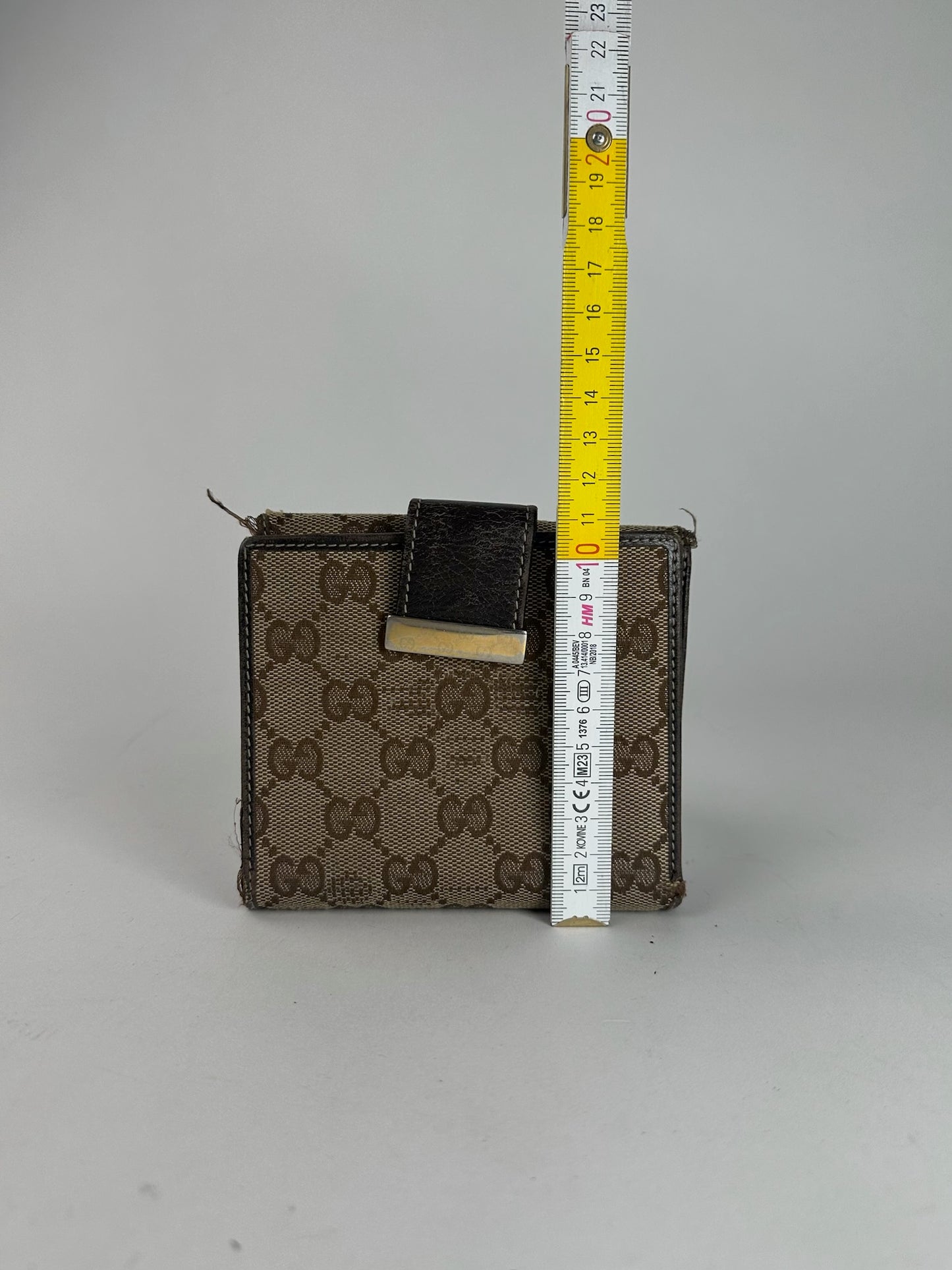 Vintage Gucci Monogram Wallet beige