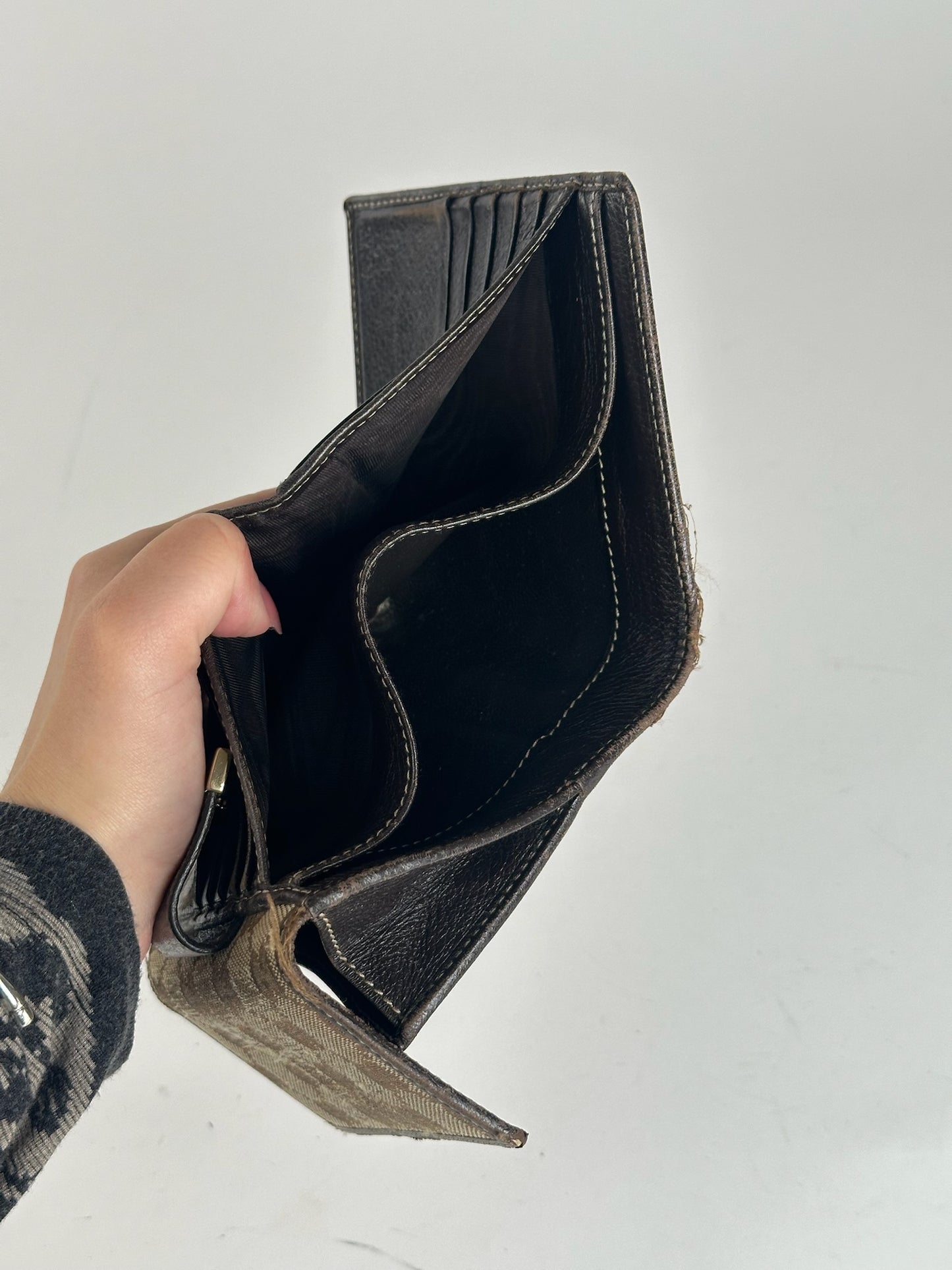 Vintage Gucci Monogram Wallet beige