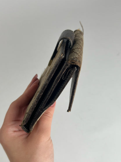 Vintage Gucci Monogram Wallet beige