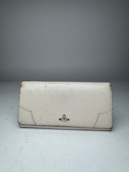 Vintage Vivienne Westwood Leather Wallet White