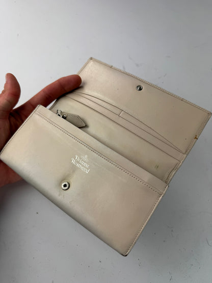 Vintage Vivienne Westwood Leather Wallet White