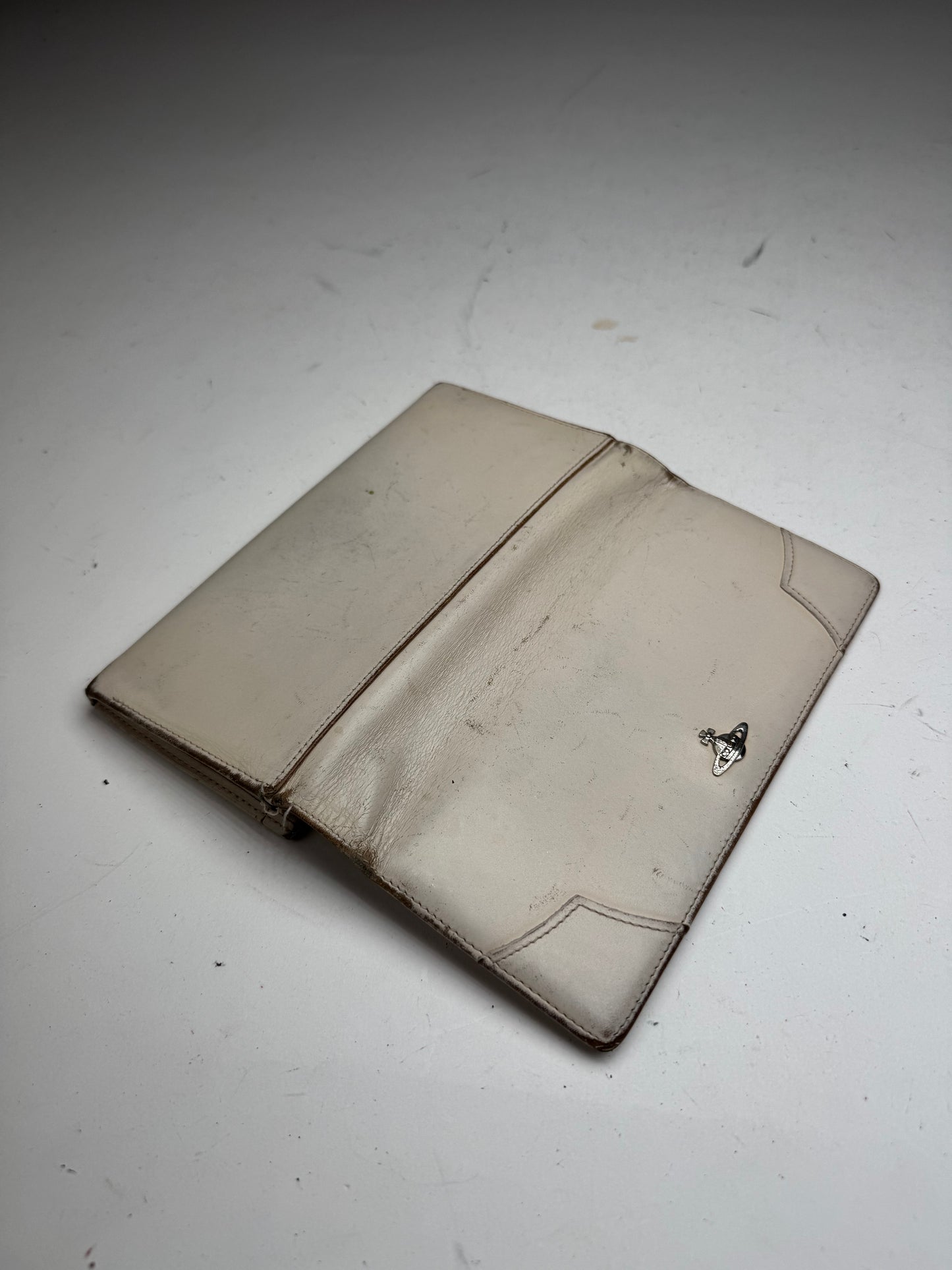 Vintage Vivienne Westwood Leather Wallet White