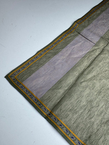 Vintage Dior Striped Scarf Green Purple