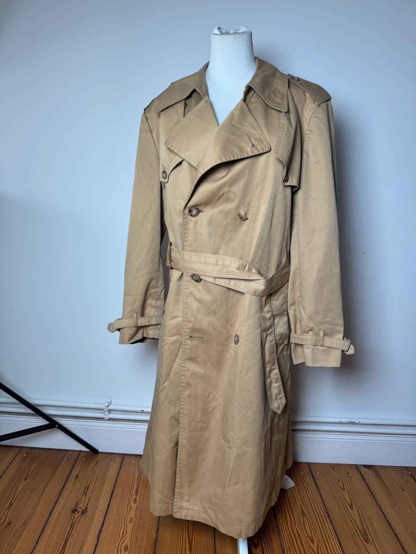 Vintage Dior Cotton Trenchcoat Beige L/XL