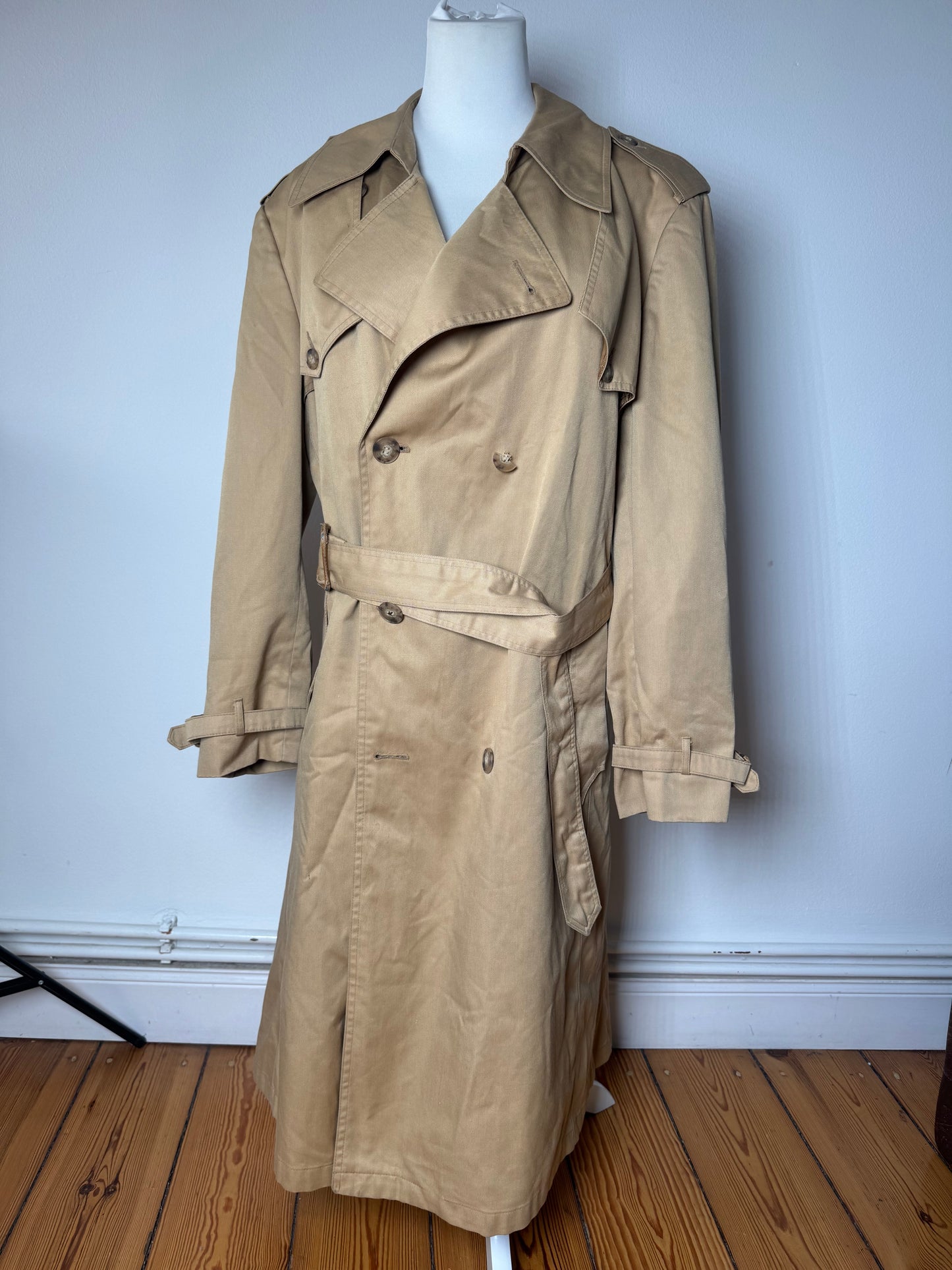 Vintage Dior Cotton Trenchcoat Beige L/XL
