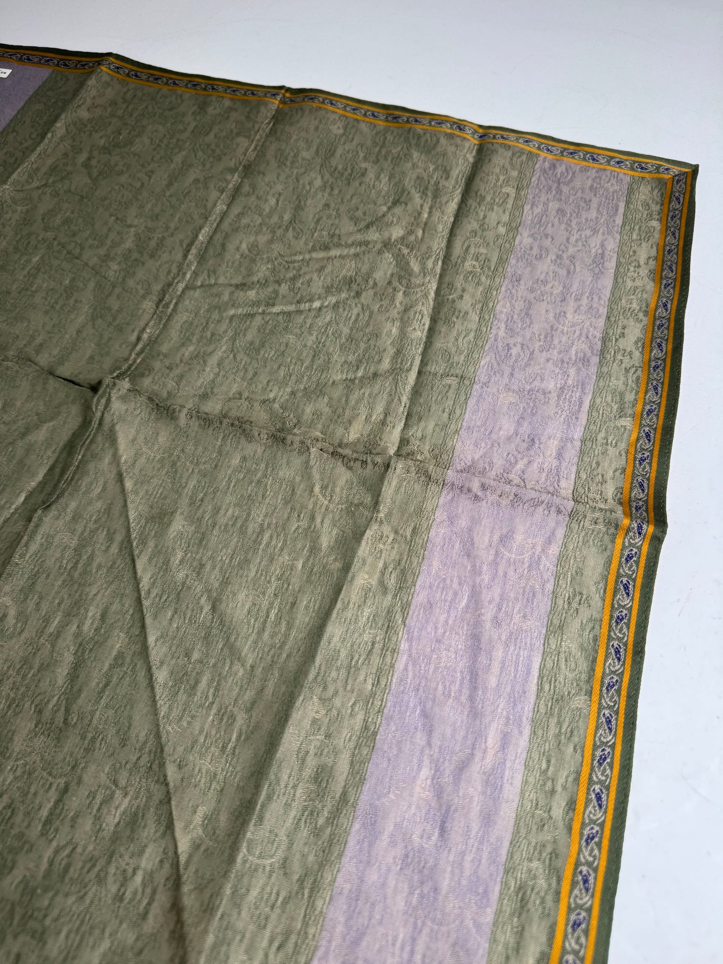 Vintage Dior Striped Scarf Green Purple