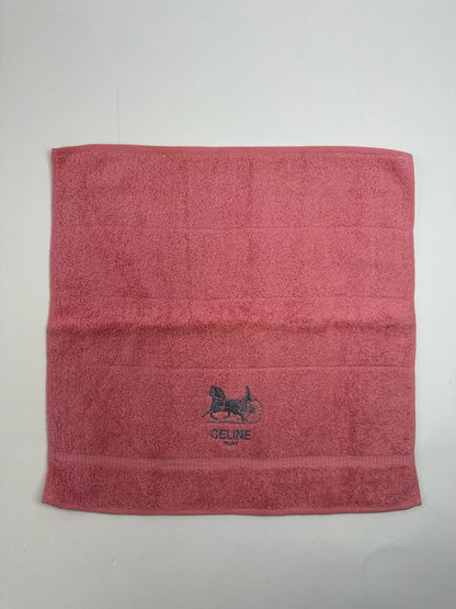 Vintage Celine Paris Scarf Red