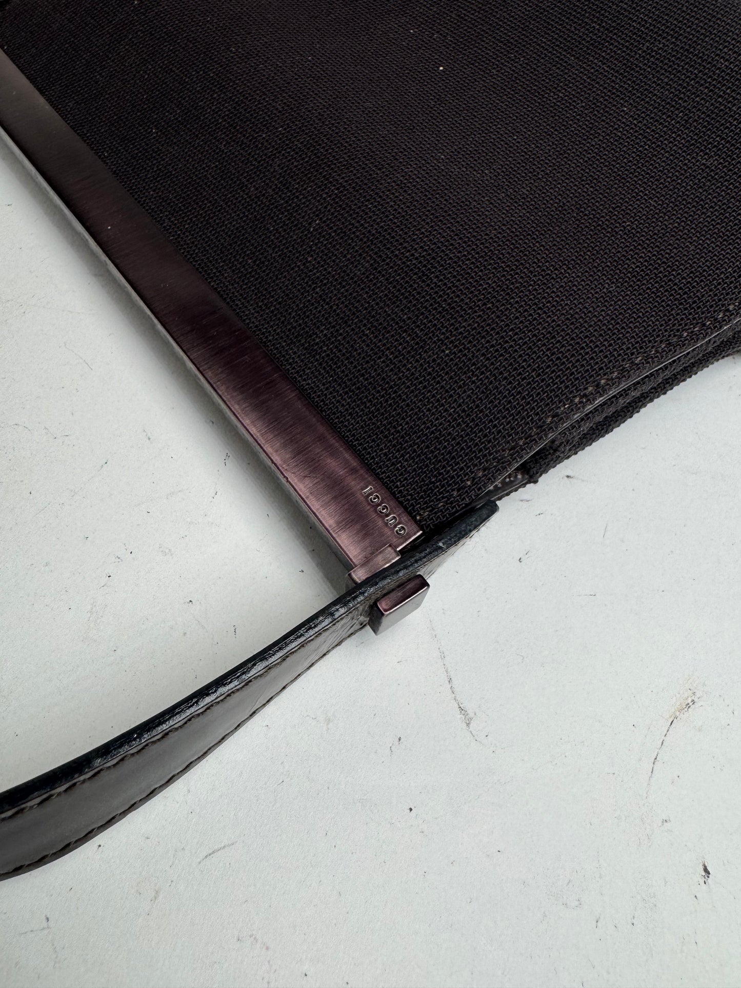 Sac Baguette Gucci Vintage Noir