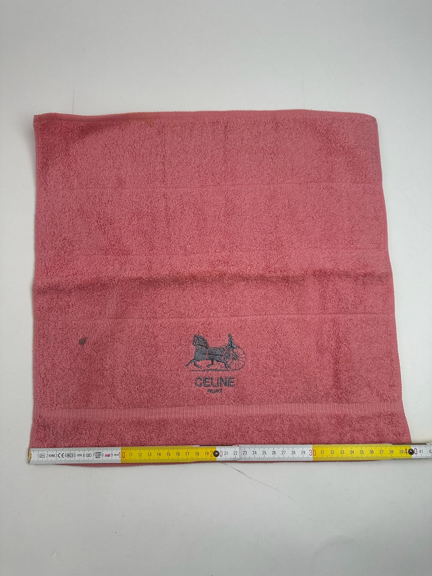 Vintage Celine Paris Scarf Red