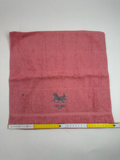 Vintage Celine Paris Scarf Red