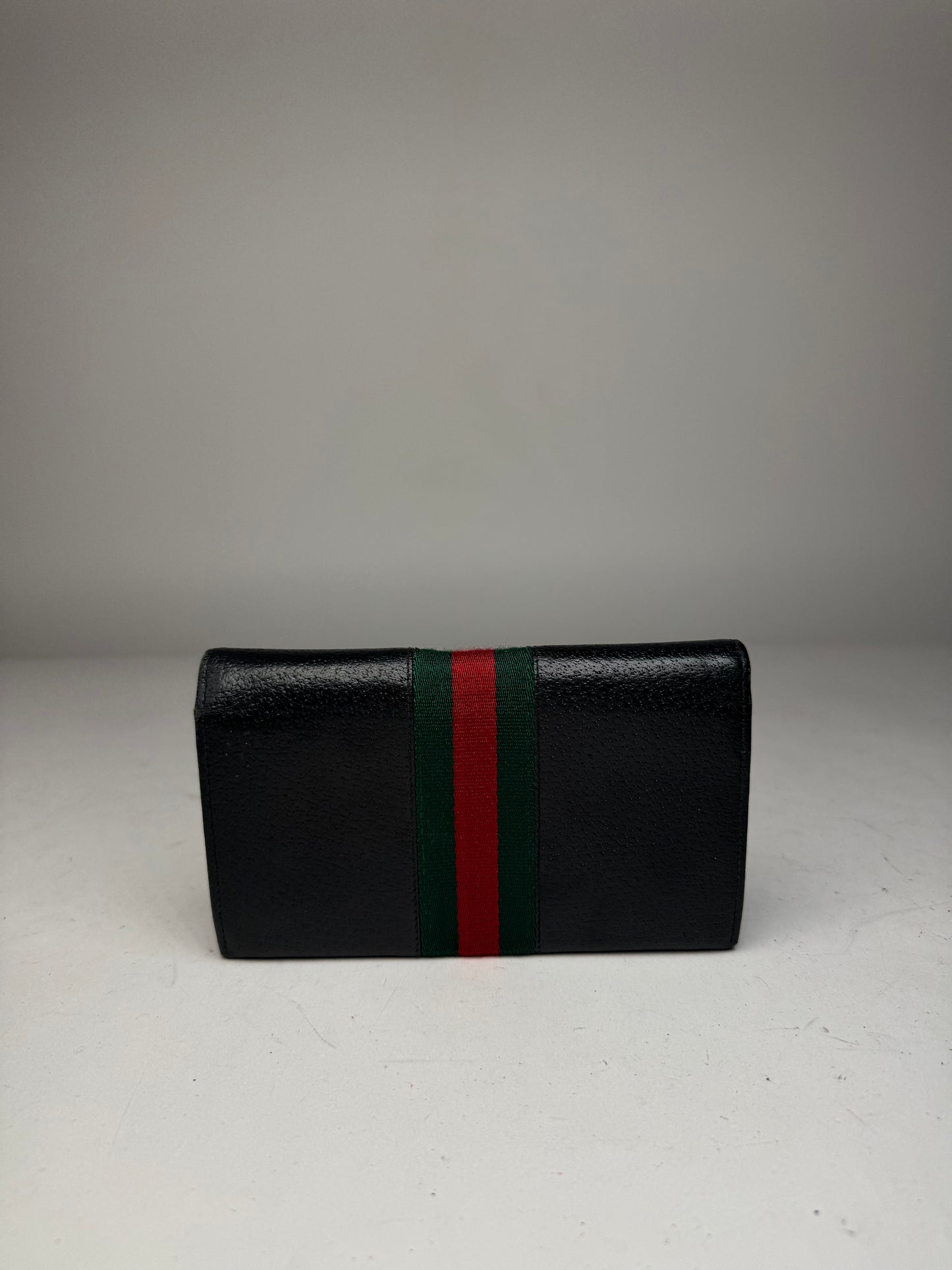 Vintage Gucci Leather Wallet Black