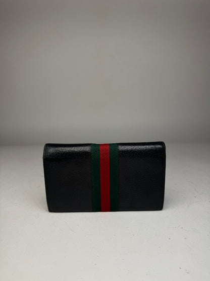 Vintage Gucci Leather Wallet Black