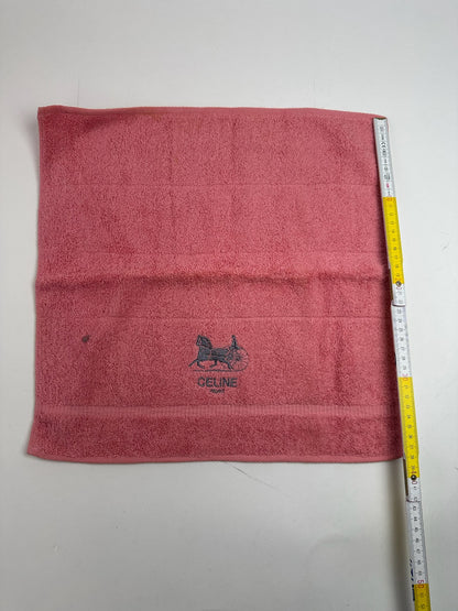 Vintage Celine Paris Scarf Red