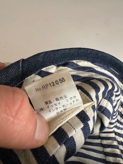 Vintage Issey Miyake Denim Hat M Blue