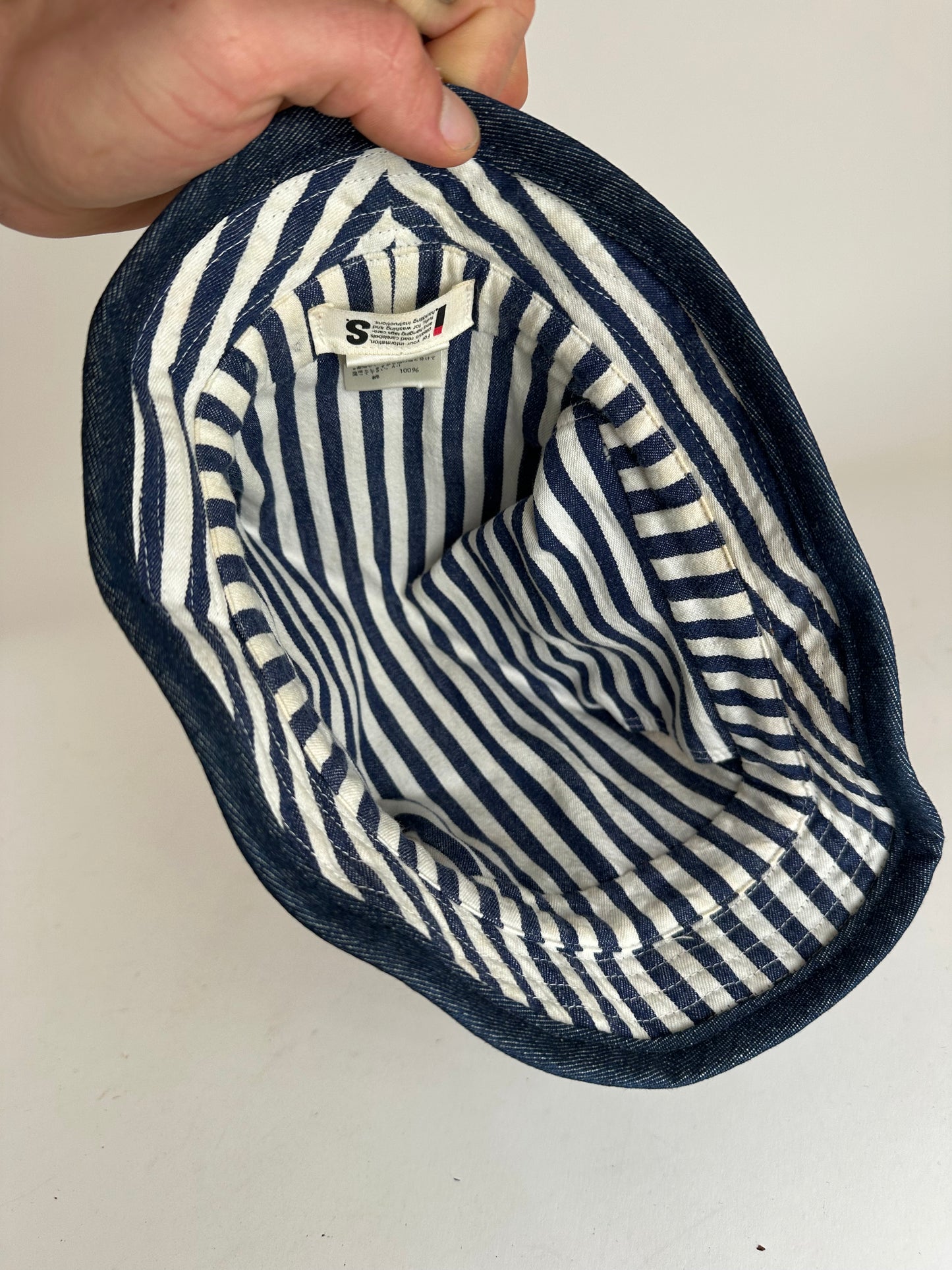 Vintage Issey Miyake Denim Hat M Blue