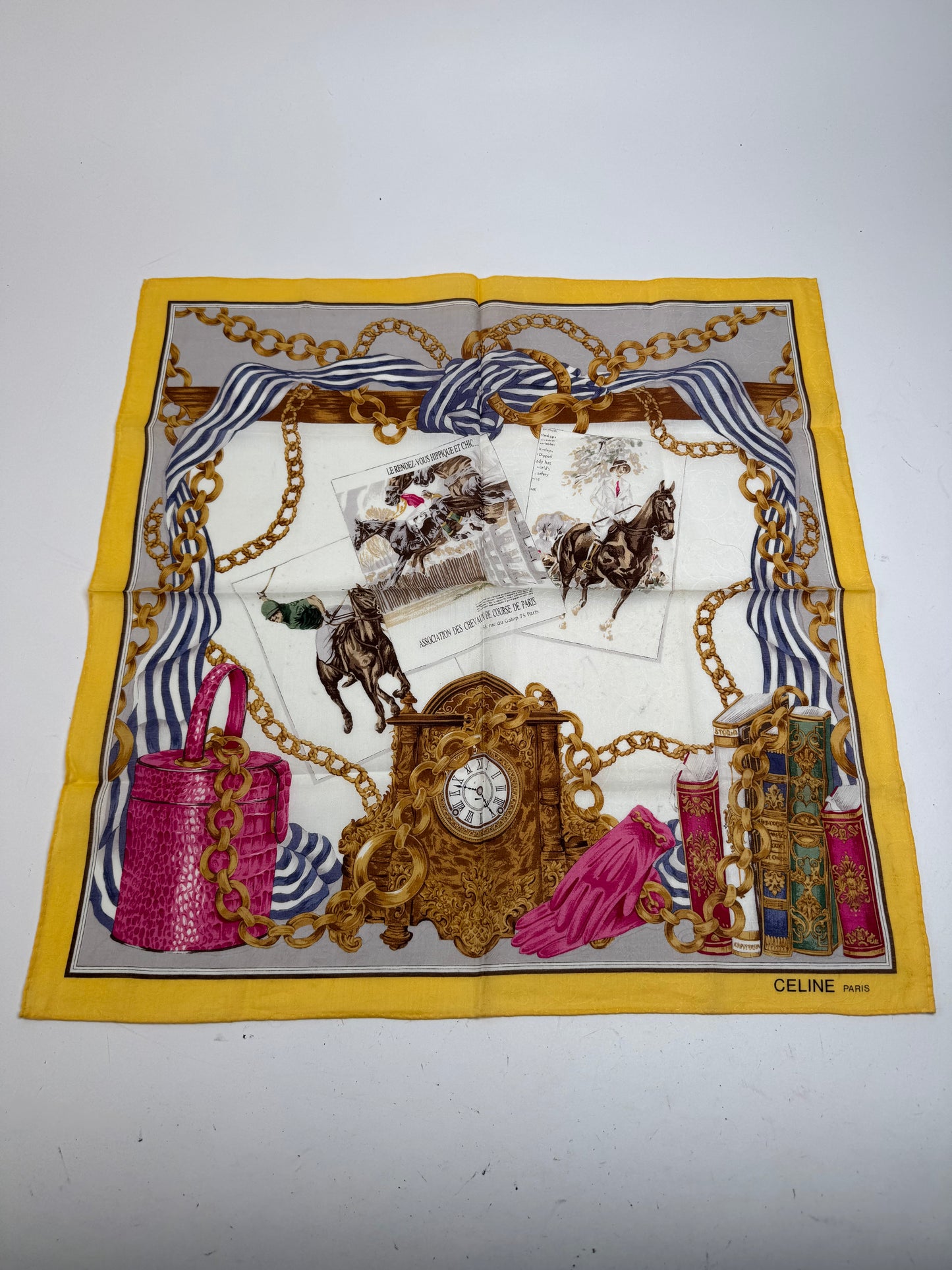 Vintage Celine Baroque Scarf