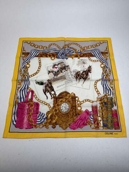 Vintage Celine Baroque Scarf