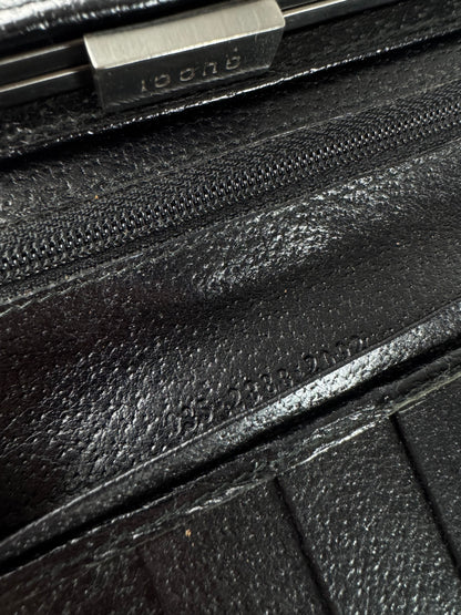 Vintage Gucci Leather Wallet Black