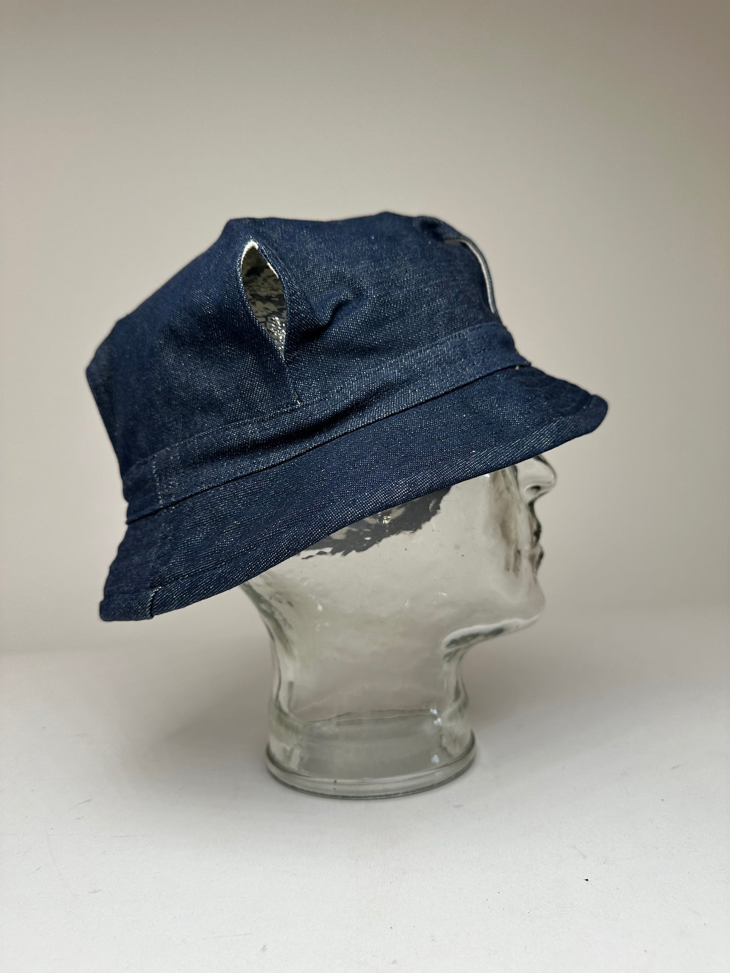 Vintage Issey Miyake Denim Hat M Blue