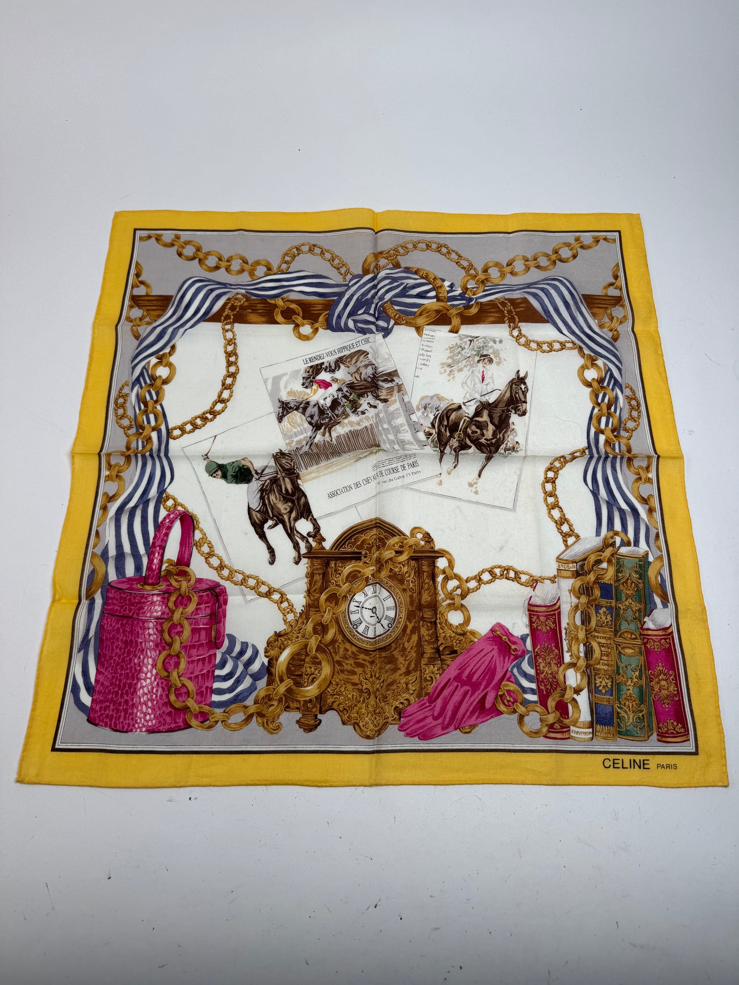 Vintage Celine Baroque Scarf