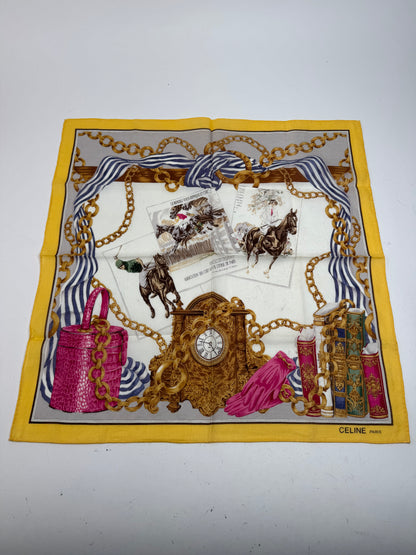 Vintage Celine Baroque Scarf