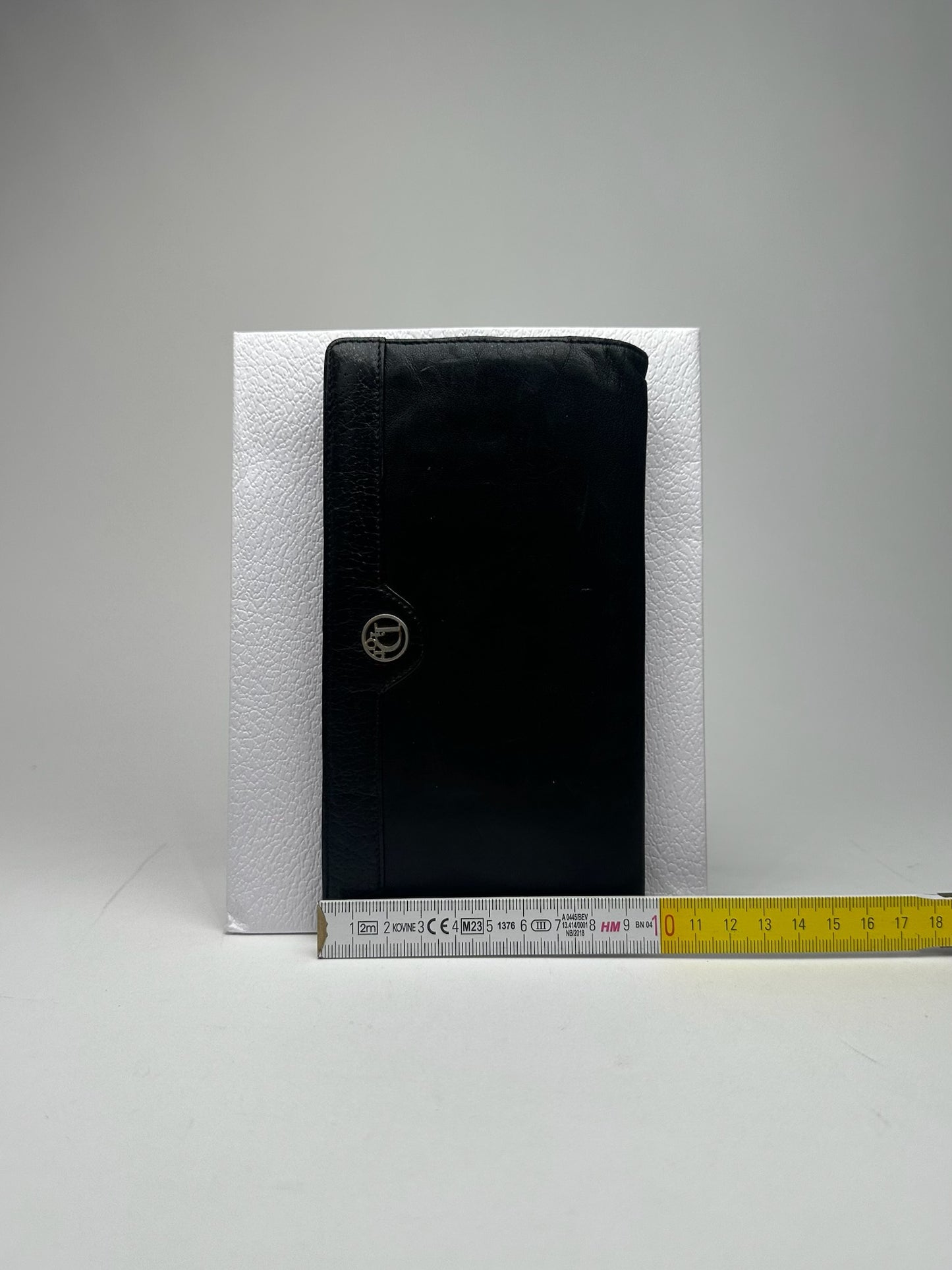 Vintage Dior Leather ID holder black
