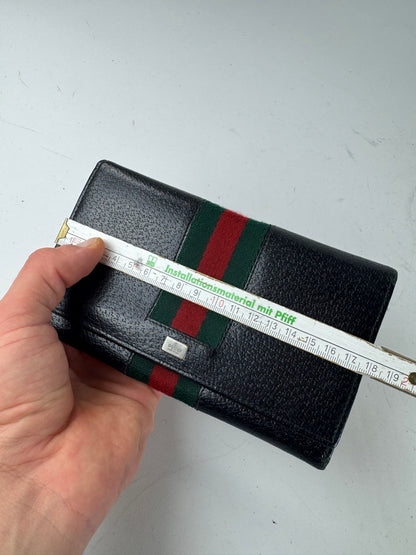 Vintage Gucci Leather Wallet Black