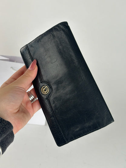 Vintage Dior Leather ID holder black